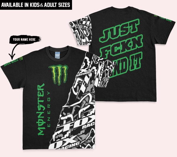 Just Fkcn Send It - Monster - Custom name - Green - Image 3
