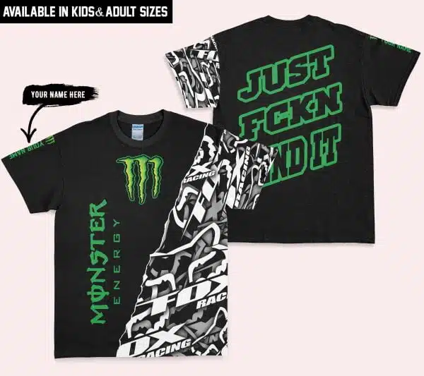 Just Fkcn Send It - Monster - Custom name - Green - Image 3