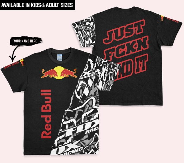 Just Fkcn Send It - Redbull - Custom name - Red - Image 3