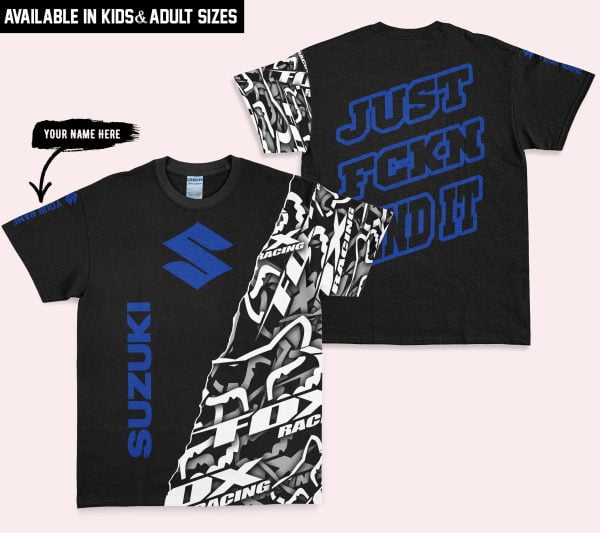Just Fkcn Send It - Suzuki - Custom name - Blue - Image 4