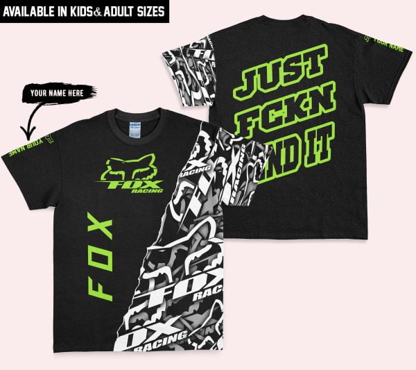 Just Fkcn Send It - Fox Racing - Custom name - Green - Image 3
