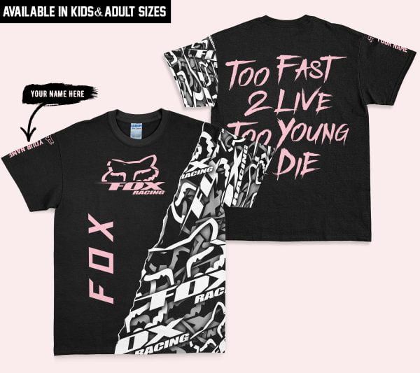 Too Fast To Live Too Young To Die - Fox Racing - Pink - Image 3