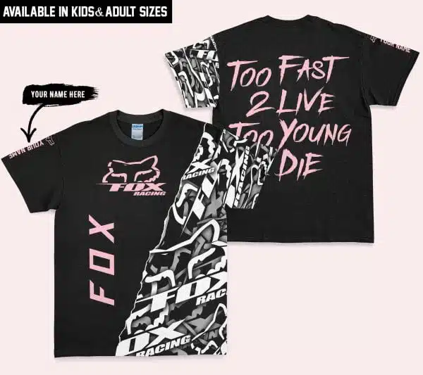 Too Fast To Live Too Young To Die - Fox Racing - Pink - Image 3