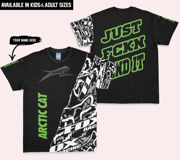 Just Fkcn Send It - Arctic cat - Custom name - Green - Image 3