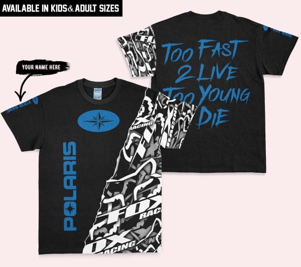 Too Fast To Live Too Young To Die - Polaris - Custom name - Blue - Image 3