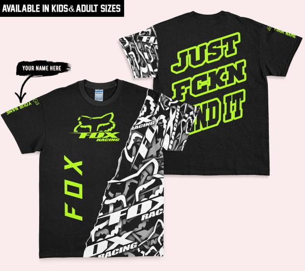 Just Fkcn Send It - Fox Racing - Custom name - Neon - Image 4
