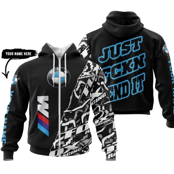 Just Fkcn Send It - BWM - Custom name - Blue - Image 3