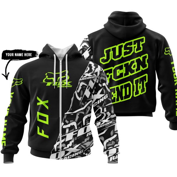 Just Fkcn Send It - Fox Racing - Custom name - Neon - Image 2