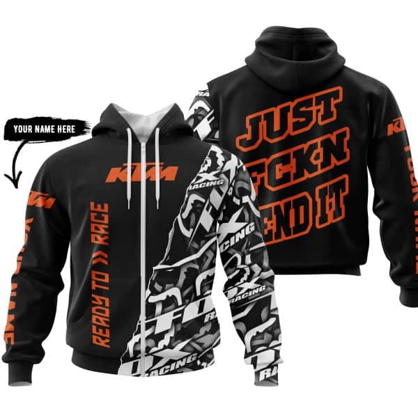 Just Fkcn Send It - Ktm - Custom name - Orange - Image 2