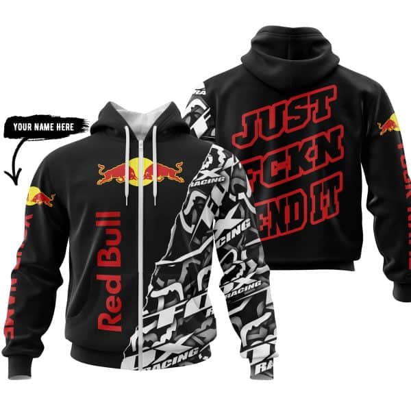 Just Fkcn Send It - Redbull - Custom name - Red - Image 2