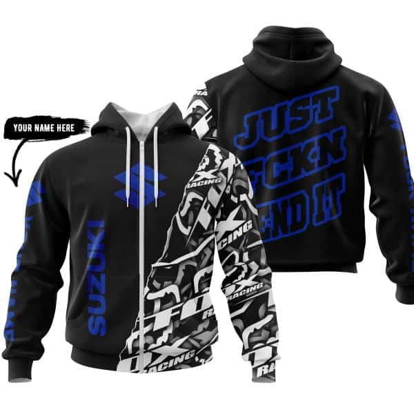 Just Fkcn Send It - Suzuki - Custom name - Blue - Image 2