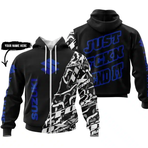 Just Fkcn Send It - Suzuki - Custom name - Blue - Image 2