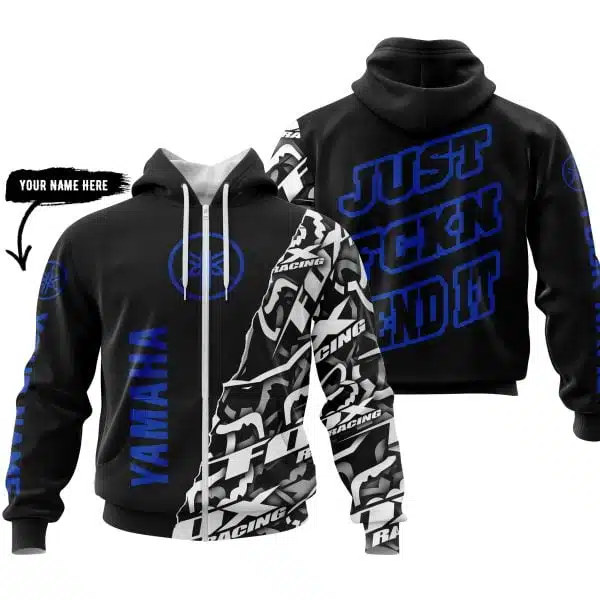 Just Fkcn Send It - Yamaha - Custom name - Blue - Image 2