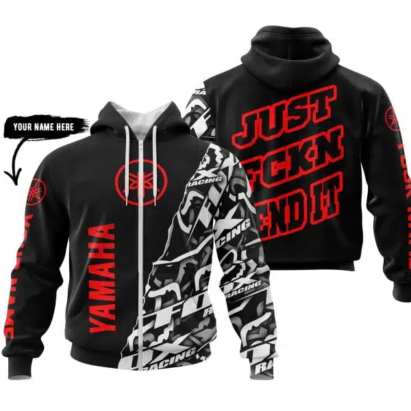 Just Fkcn Send It - Yamaha - Custom name - Red - Image 2