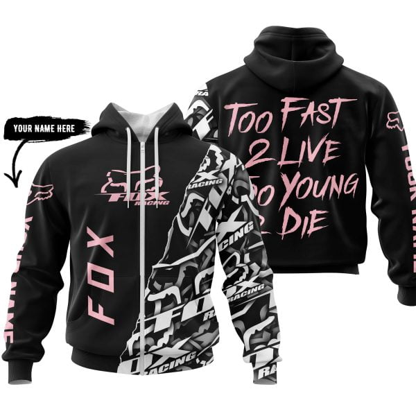 Too Fast To Live Too Young To Die - Fox Racing - Pink - Image 2