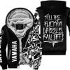 Till The Fuckin Wheel Fall Off – Yamaha - Fleece Zip Hoodie
