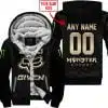 Zero Fox Given Gold - Custom Name Racing - Monster Energy - Fleece Zip Hoodie
