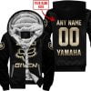 Zero Fox Given Gold - Custom Name Racing - Yamaha - Fleece Zip Hoodie