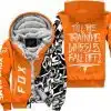 Till The Training Wheel Fall Off – Fox Racing – Orange - Fleece Zip Hoodie