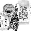 Till The Fuckin Wheel Fall Off – Fox Racing – White - Fleece Zip Hoodie