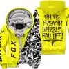 Till The Freakin Wheel Fall Off – Fox Racing – Yellow - Fleece Zip Hoodie