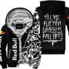 Till The Fuckin Wheel Fall Off – Redbull - Fleece Zip Hoodie