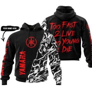 Too Fast To Live Too Young To Die - Yamaha - Custom name - Red