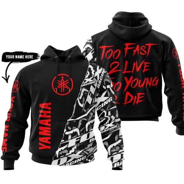 Too Fast To Live Too Young To Die - Yamaha - Custom name - Red