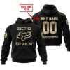 Zero Fox Given Gold - Custom Name Racing - Husqvarna