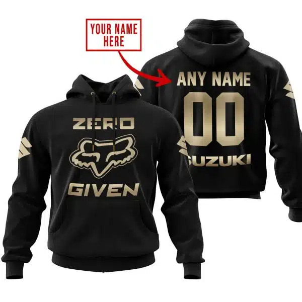 Zero Fox Given Gold - Custom Name Racing - Suzuki