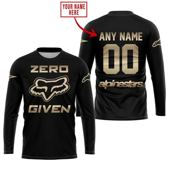 Zero Fox Given Gold - Custom Name Racing - Alpinestars - Image 5