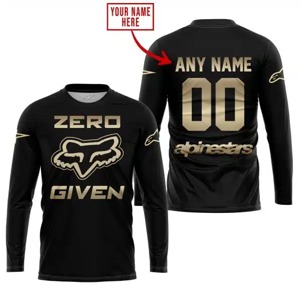 Zero Fox Given Gold - Custom Name Racing - Alpinestars - Image 5