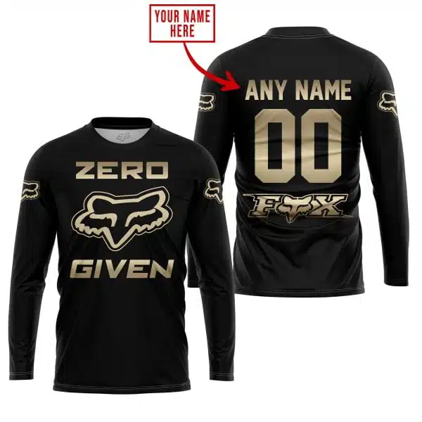 Zero Fox Given Gold - Custom Name Racing - Fox Racing - Image 5