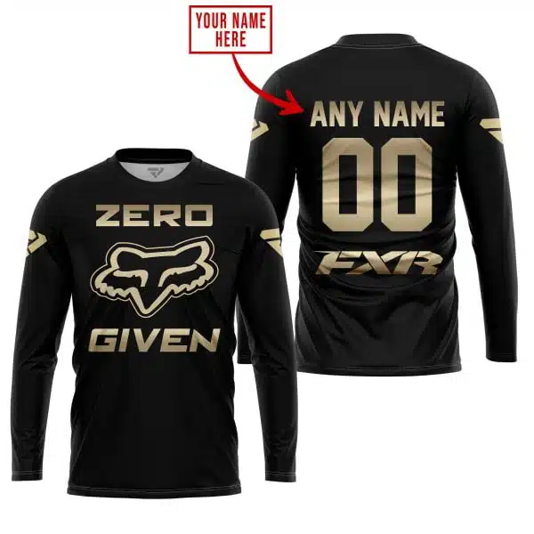 Zero Fox Given Gold - Custom Name Racing - FXR - Image 5