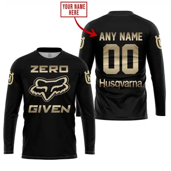 Zero Fox Given Gold - Custom Name Racing - Husqvarna - Image 5
