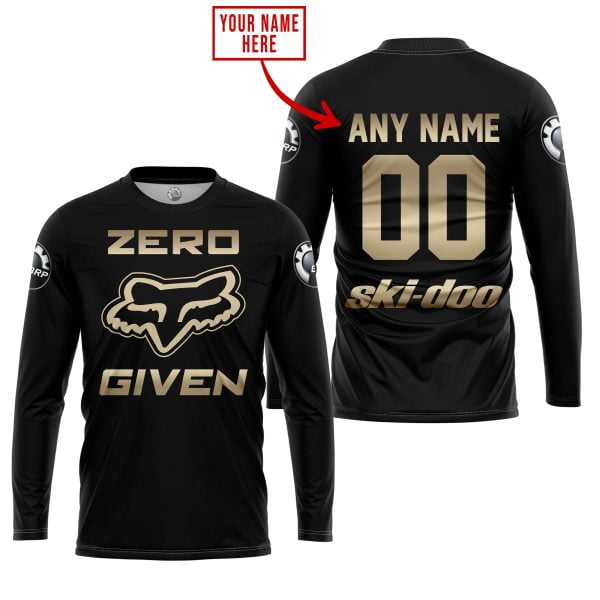 Zero Fox Given Gold - Custom Name Racing - Skidoo - Image 5