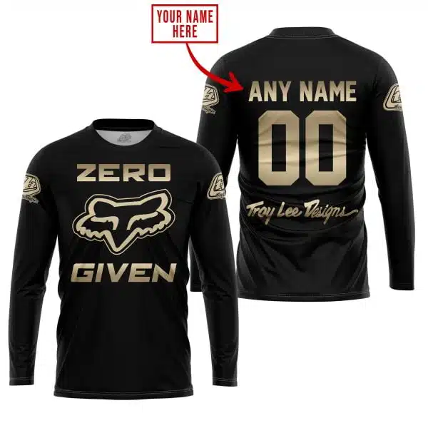Zero Fox Given Gold - Custom Name Racing - Troy Lee Designs - Image 5