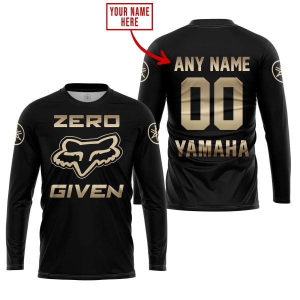 Zero Fox Given Gold - Custom Name Racing - Yamaha - Image 5