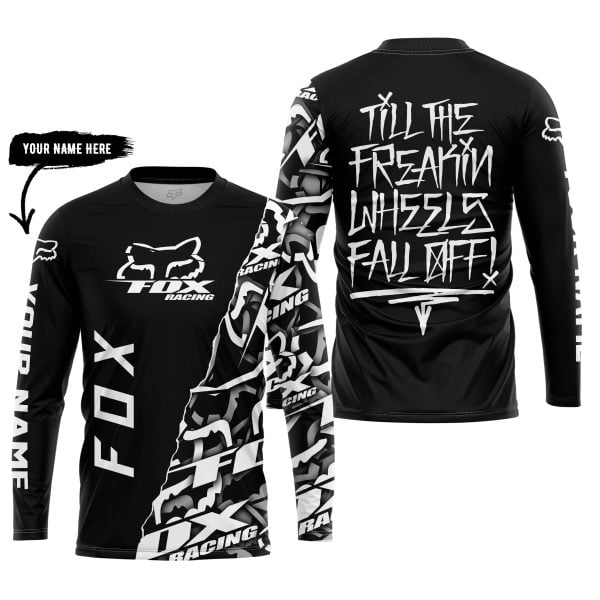 Till The Freakin Wheel Fall Off – Fox Racing – Black - Image 5