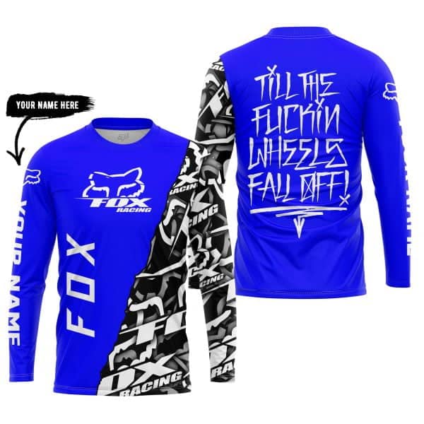 Till The Fuckin Wheel Fall Off – Fox Racing – Blue - Image 5