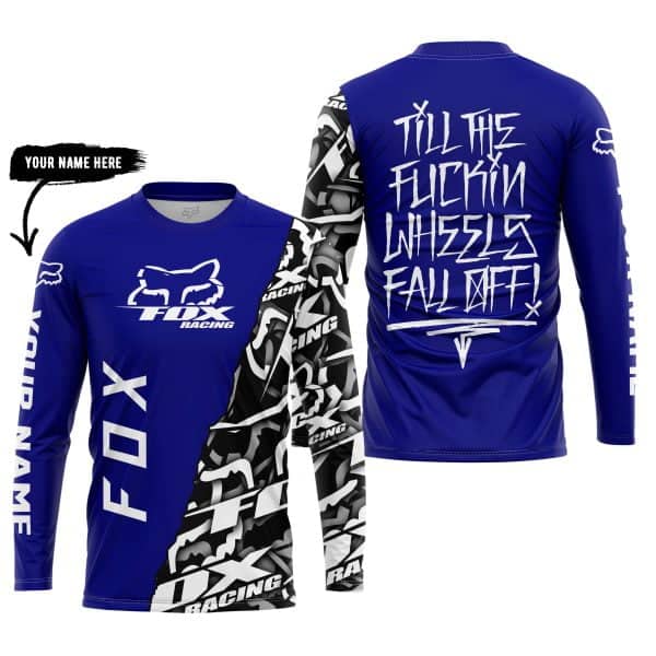 Till The Fuckin Wheel Fall Off – Fox Racing – Navy - Image 5