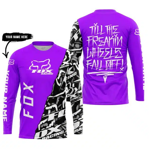Till The Freakin Wheel Fall Off – Fox Racing – Purple - Image 5