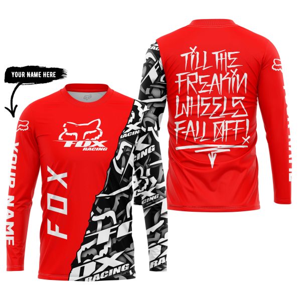 Till The Freakin Wheel Fall Off – Fox Racing – Red - Image 5