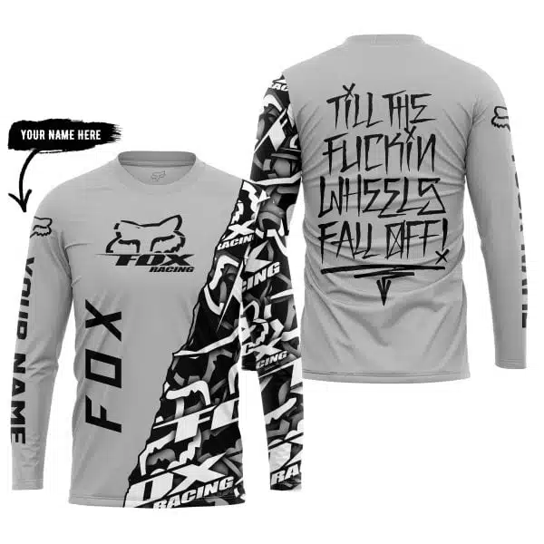 Till The Fuckin Wheel Fall Off – Fox Racing – Silver - Image 5
