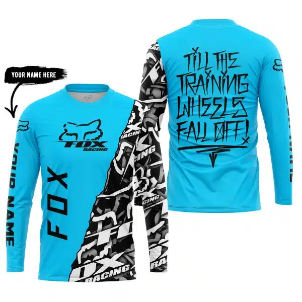 Till The Training Wheel Fall Off – Fox Racing – Sky Blue - Image 5