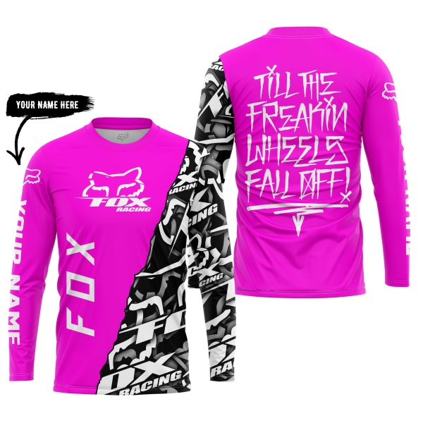 Till The Freakin Wheel Fall Off – Fox Racing – Vivid Pink - Image 5