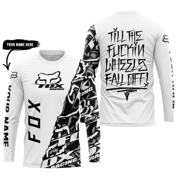 Till The Fuckin Wheel Fall Off – Fox Racing – White - Image 5