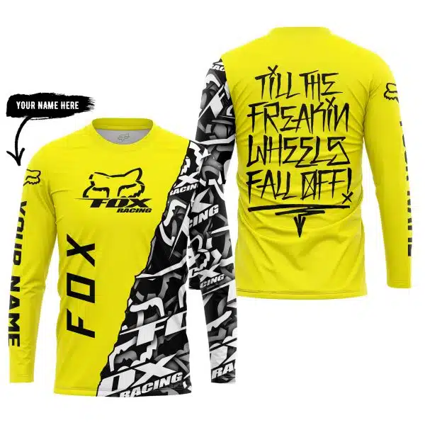 Till The Freakin Wheel Fall Off – Fox Racing – Yellow - Image 5