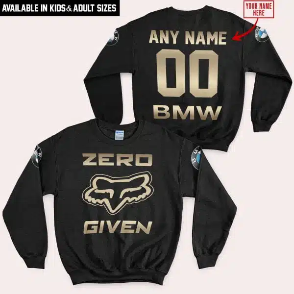Zero Fox Given Gold - Custom Name Racing - BWM - Image 4