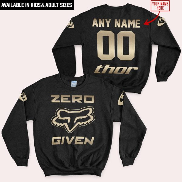 Zero Fox Given Gold - Custom Name Racing - Thor - Image 4